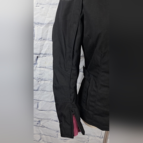 Joe Rocket Women's Motorcycle Jacket Pink Black Embellished Removable Liner XS - Picture 7 of 14